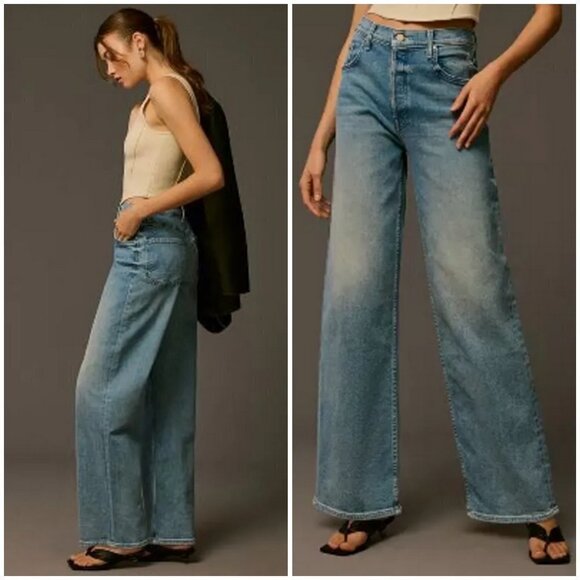 💕MOTHER💕 High Waisted Spinner Skimp Jeans ~ Fish Out of Water 29 NWT - Picture 9 of 17